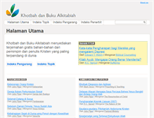 Tablet Screenshot of id.gospeltranslations.org